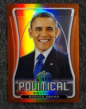 President Barack Obama ORANGE - ONLY 5 EXIST  🔥 Leaf Political 2020 Refractor picture