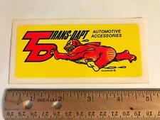 Vtg Trans-Dapt Automotive Accessories engine hot rod racing Decal sticker NOS picture
