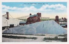 Lead and Zinc Mine Joplin Missouri MO Postcard Mining picture