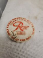 Vintage Rainier Sicks Plastic Beer Keg Topper 7.75 Gal  picture