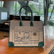 Starbucks 50th Anniversary Lady Leisure Large Tote Bamboo Bag Hot New picture