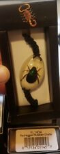 REAL Insect Red legged Rutelian Chafer glow in dark bracelet NIB Entomology MB78 picture