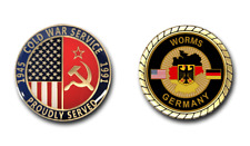 Worms Germany Cold War Veteran Duty Station Challenge Coin picture