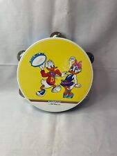 vintage Disney tambourine with Donald and Daisy duck picture