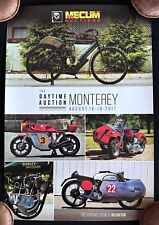 2017 Mecum Monterey Motorcycle Auction Poster MV Agusta Nash Harley-Davidson picture