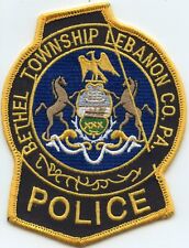 BETHEL TOWNSHIP - LEBANON COUNTY PENNSYLVANIA PA POLICE PATCH picture