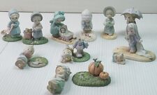 1989 Enesco Precious Moments Miniature Monthly Expressions Collection Lot Of 10 picture
