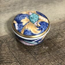 OTAGIRI Small Round Porcelain Trinket Box Kimiko Ikeda Japan Seashell picture