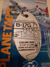 Rivet Boeing B-17 Genuine Skin Planetags / Plane Tag picture