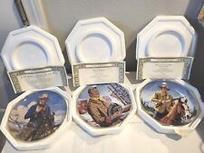 Lot of 3 John Wayne Collector's Plates Porcelain Limited Edition NEW picture