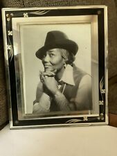 Vintage Photo 8” x 10” And Frame 13” X 11” Pearl  Bailey Signed picture