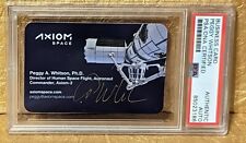 Peggy Whitson NASA Astronaut PSA/DNA Autograph Signed Business Card Artemis  picture