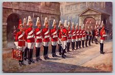 Postcard c1910~1st Life Guards Whitehall London Tucks Oilette 30 picture