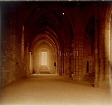 FRANCE interior abbey, vintage stereo photo glass plate VR3L12n2 picture