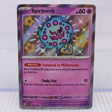 A7 Pokémon Card TCG Scarlet and Violet: Paldean Fates Spiritomb Shiny R 158/091 picture