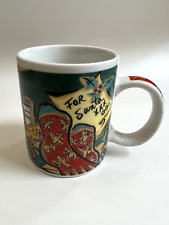 Starbucks Home for the Holidays For Santa Xmas Coffee Mug Cup 12 oz Mary Graves picture