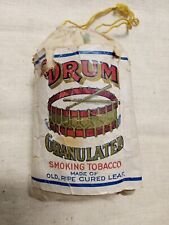 Vintage Drum Civil War Tobacco Bag, Empty picture