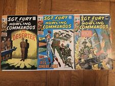 Lot Of 3 Sgt Fury And His Howling Commandos Comics 75, 81, 92 picture