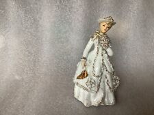 Lefton china figurine signed Zea Z Felton Victorian Lady  hand painted  picture