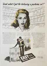1947 Easy spindrier for clothes Vintage Ad Look what I got believing perfume ad picture