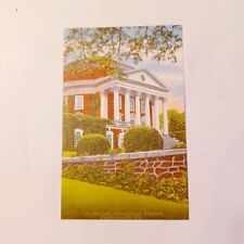 Postcard: Rotunda University of Virginia Charlottesville Virginia-Linen picture