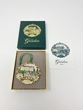 The Greenbrier Resort 2005 C&O Railway Train Christmas Ornament 24KT Gold Finish picture