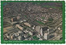 Rare Los Angeles Aerial Postcard Showing 