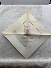 1950s 1960s Five Flies Famous Romantic Grillroom Amsterdam Holland Large Napkin picture