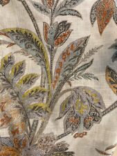 Echo Kravet Botanical Floral INDIA Linen Print ISHANA TURMERIC ISHANA 52x52 in picture