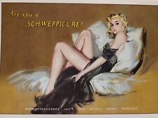 Postcard: SCHWEPPES Pin-Up - Vintage Series, Schweppervescence  picture