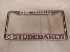 My Other Car is a Studebaker, Car Metal License Plate Frame picture