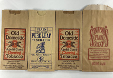 4 Vintage Tobacco Advertising Scrap Bags Red Lion, Pennsylvania Lancaster York picture