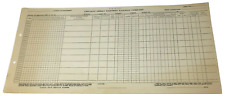 Chicago Great Western Railway Company Unused 1900 Pay Payroll Sheet Form 4294 25 picture