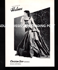 1948 Print Ad - Christian Dior original Exclusive with Holmes Department Store picture