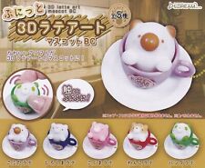 Punitto 3D Latte Art Mascot Chain Capsule Toy 5 Types Full Comp Set Gacha New picture