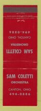 Matchbook Cover - Sam Coletti Orchestra Canton OH picture