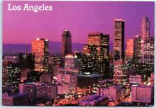 Postcard - Los Angeles skyline at night - Los Angeles, California picture