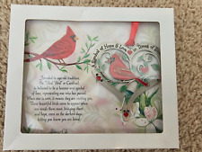 Brand New Abbey + CA A symbol of Hope & Love cardinal heart ornament picture
