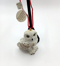 VTG Snowy Owl Ornament Midwest Importers Endangered Species Christmas Decor 2