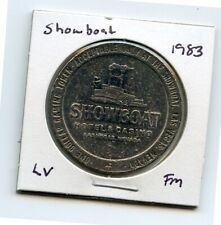 1.00 Token from the Showboat Casino Las Vegas Nevada FM 1983 picture
