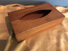RARE Gruvwood Vtge Mid-Century Modern Tissue Box by National Products picture