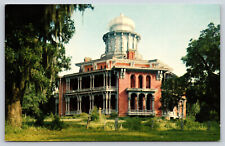 Natchez MS-Mississippi, Longwood Mansion Exterior, Landscape Vintage Postcard picture