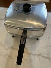 Vintage Mirro Matic Aluminum Electric Fry Pan  w/Power Cord Tested Model-027755 picture