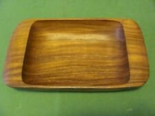 Vintage Solid Wooden Tray Measure About 12