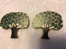 two vtg trees for village picture