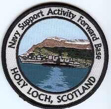 Holy Loch, Scotland - Navy Support Activity Forward Base BC Patch Cat No C6742 picture