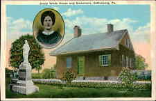 Postcard: Jenny Wade House and Monument, Gettysburg, Pa. picture