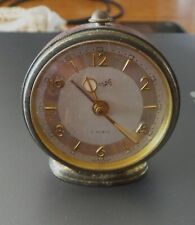 Kienzle 7 rubis small desk clock wind up works alarm not working Germany picture