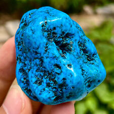 84G Natural Arizona Blue Turquoise Raw Rough rock polished Gemstone Healing picture