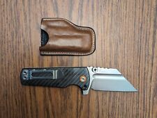 NEW ARTISAN CARBON FIBER PROPONENT D2 WITH CUSTOM LEATHER BELT SHEATH picture